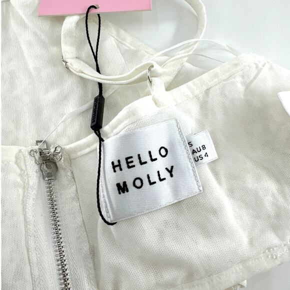 Hello Molly No Apologies Lace Corset Top 4 - Picture 9 of 13